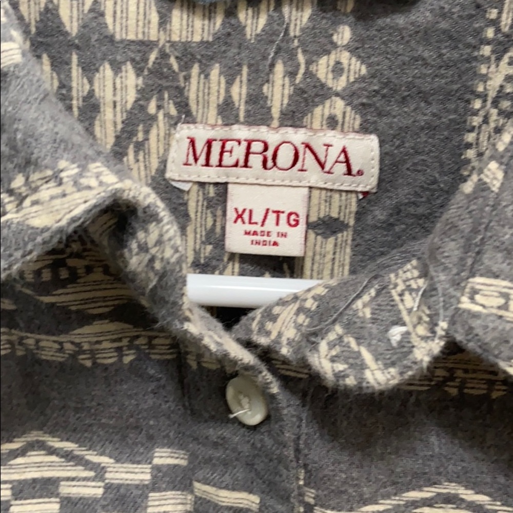 Merona Pullover Button Down Flannel - image 3
